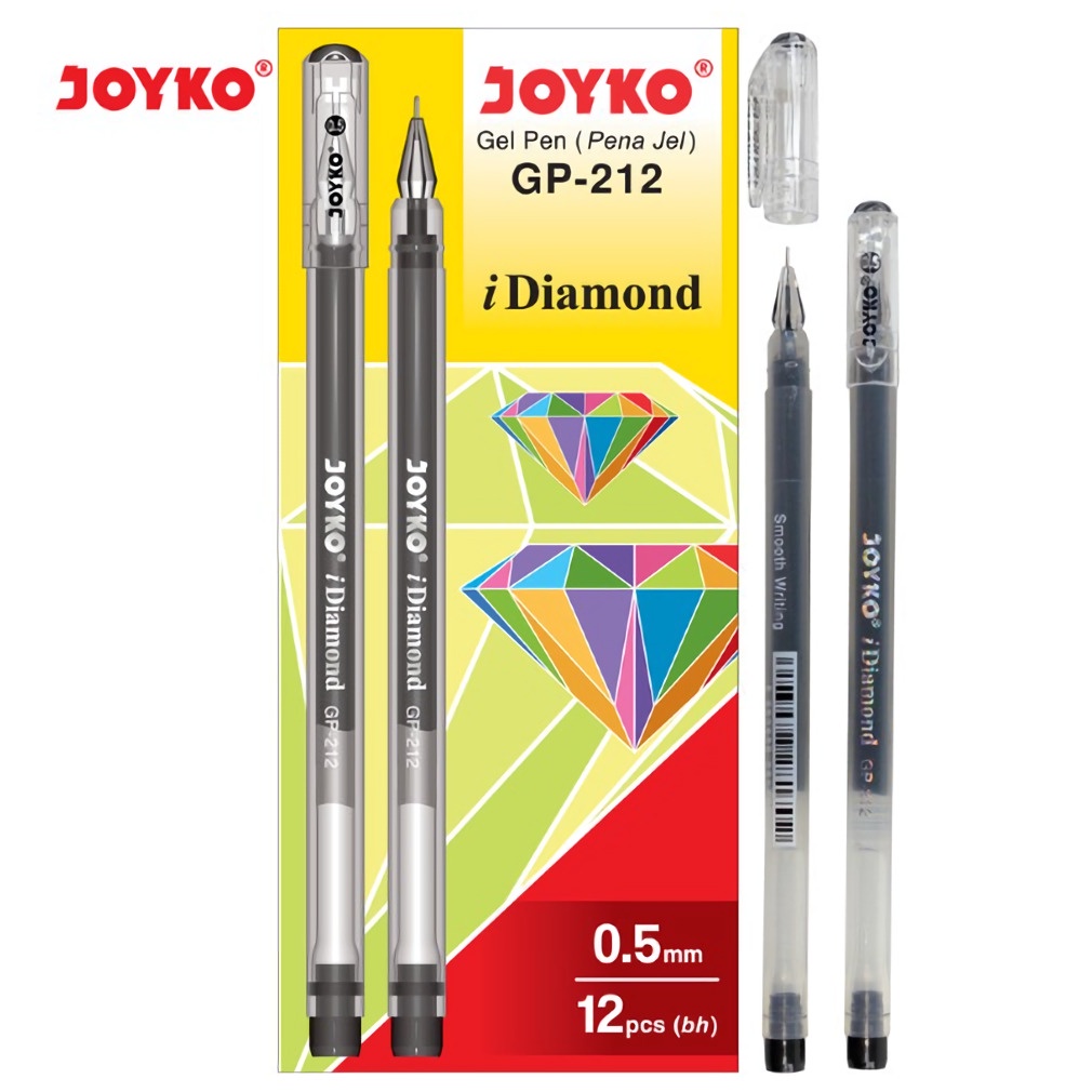 

Gel Pen / Pulpen Pena Joyko GP212 iDiamond 0.5mm