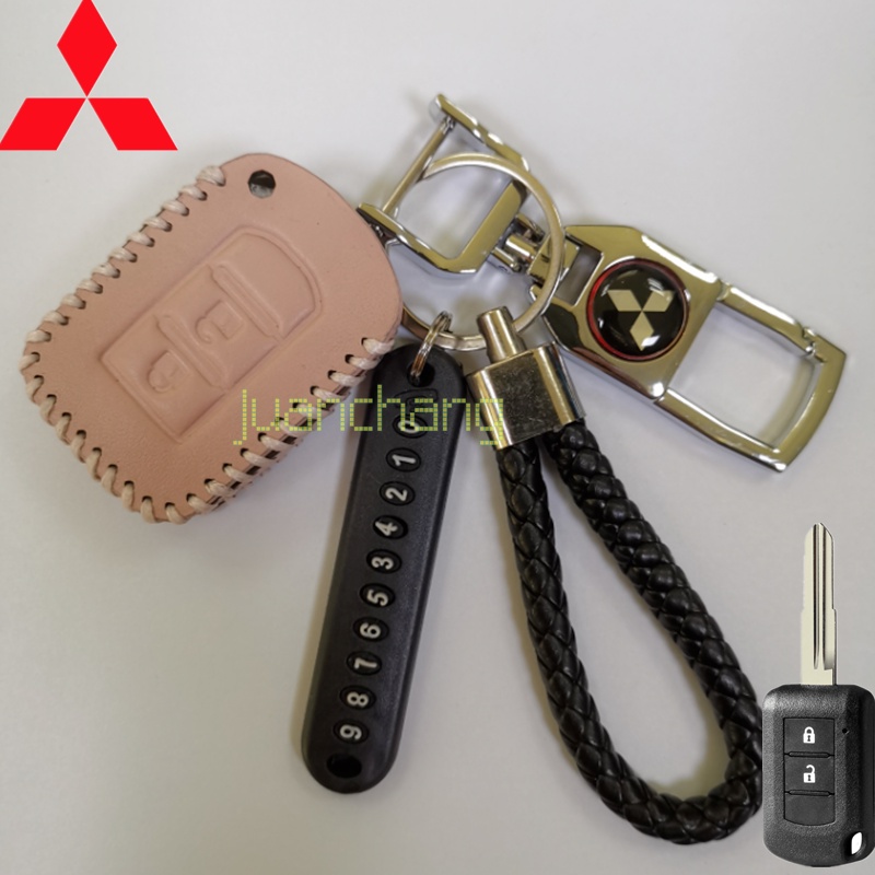 [Ready Stock] Kulit Berkualitas Tinggi Untuk Mitsubishi key cover Montero Mirage Xpander Strada GLXFor Mitsubishi Montero GLX, Mirage GLX, Xpander GLX, Strada GLX