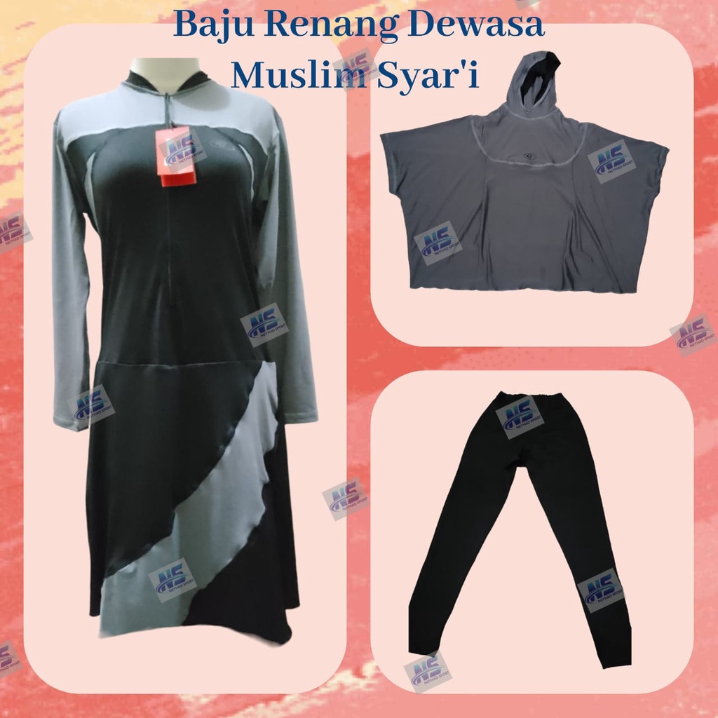 Baju Renang Muslim Dewasa Wanita Syari Baju Renang Muslim Dewasa
