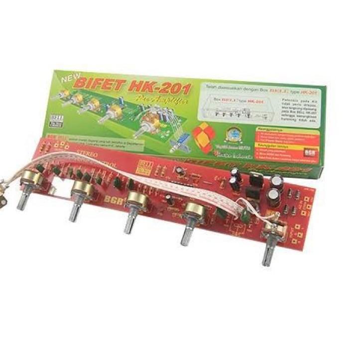✩ KIT TONE CONTROL BIFET HK 201 BIFET HK201 HK-201 TANPA RELAY TONE CONTROL BELL BGR ソ