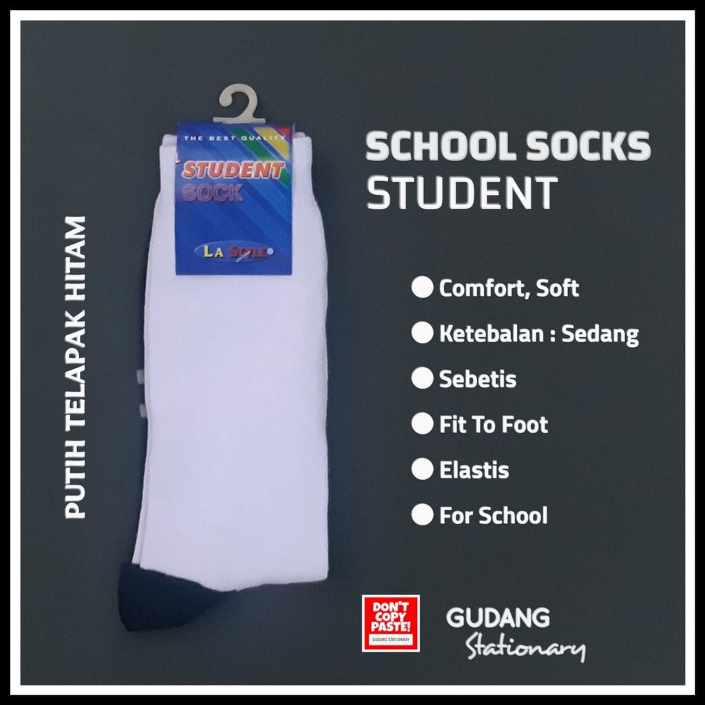 Kaos Kaki Anak School STUDENT