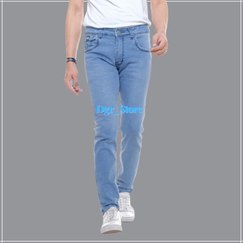 ORLEN DENIM Celana Pria Panjang Jeans Pensil Streetch Denim Original