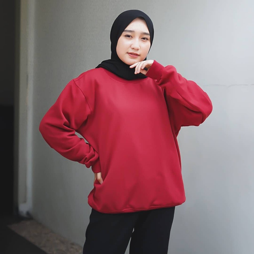 SANSURBAGS Basic Sweater Wanita - Sweater Wanita Kekinian