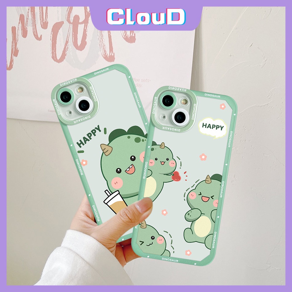 Soft Case Dinosaurus Lucu Oppo A17 A95 A95 A92 A9 A5 A16 A76 A12 A57 A15 A54 A7 A12E A16E A5s A96 A55 A31 A52 A3s A17K A74 A96 Reno 7Z 8 6 7 4 4F 4lite 5F 5 A53 A1K Tutup Sandaran Teh Susu