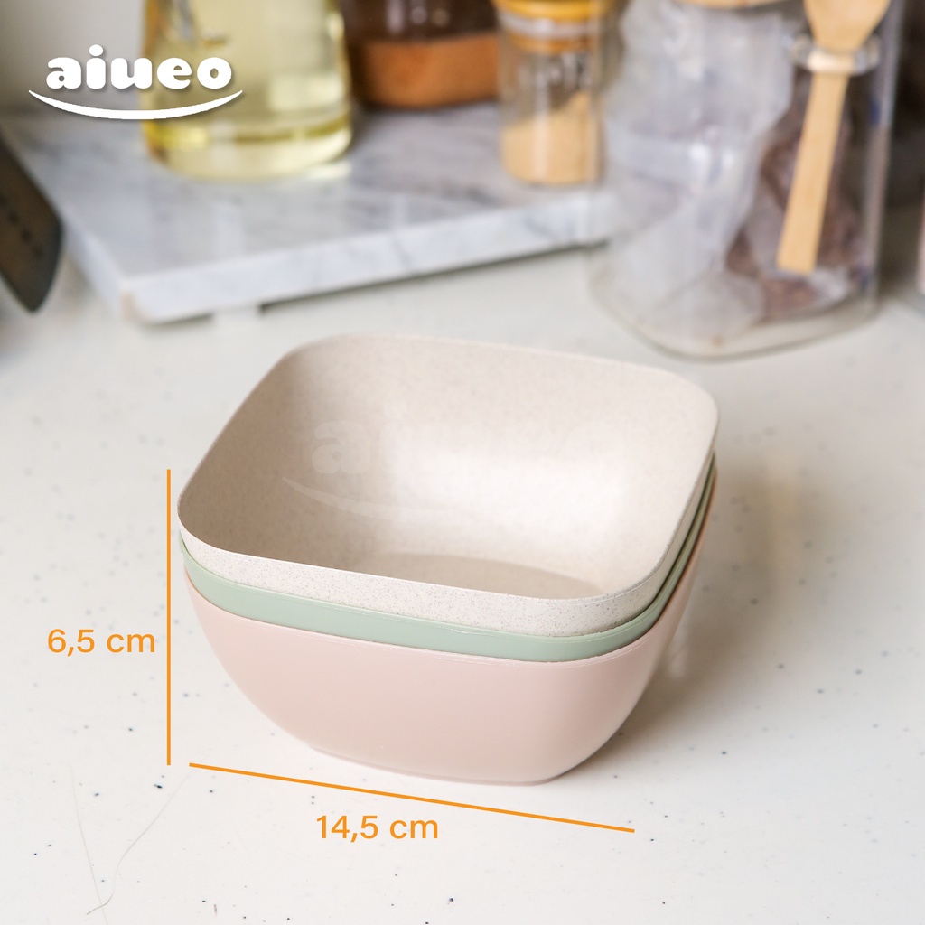AIUEO | Mangkok Plastik Murah BPA Free | Mangkuk keramik | Mangkok Anak lucu | Mangkok murah