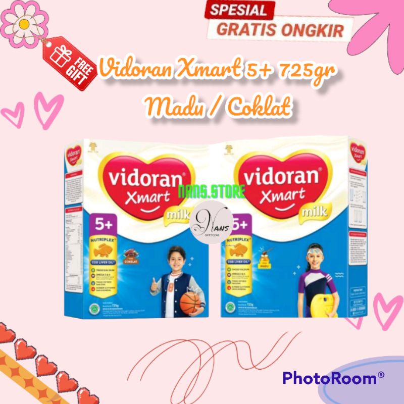 

Vidoran 5+ madu dan coklat 725gr / Susu Formula Anak / Susu pertumbuhan Anak Usia 5 Tahun