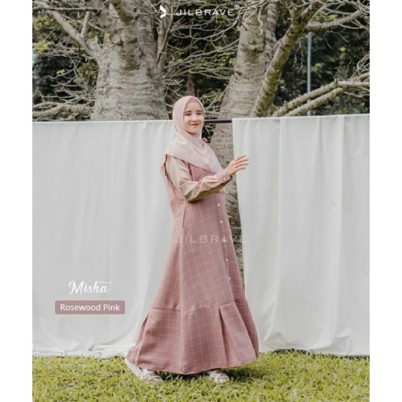 Misha overall/overall Misha by jilbrave dress remaja dress cassual