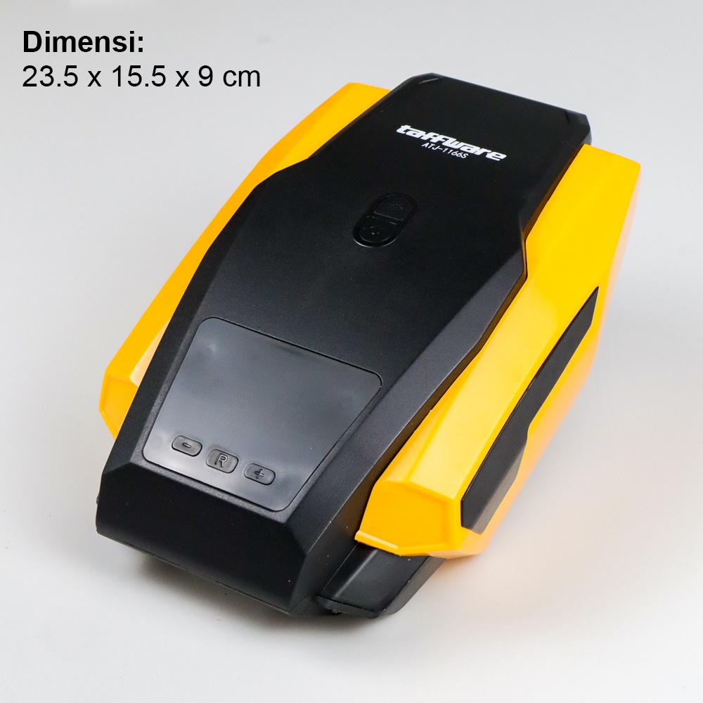 Taffware Inflator Pompa Mobil Elektrik Serba Guna 150PSI - ATJ-1166S - Black/Yellow - OMRSGSBY