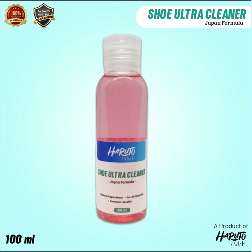 Haruto shoe ultra cleaner 100ml sabun pembersih sepatu,tas,jaket dan topi