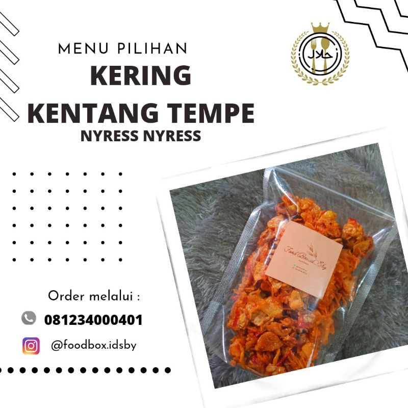 

Kering Kentang Tempe