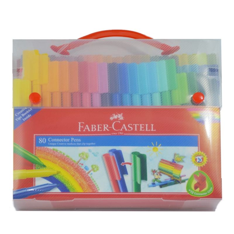 

mdn Connector Pen 80 Faber Castell / Spidol warna 80 warna faber castell