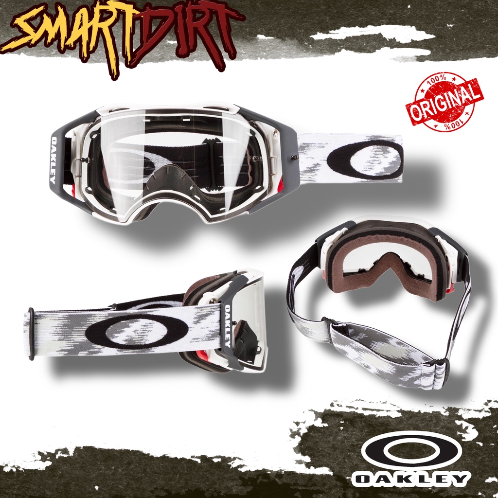 KACAMATA OAKLEY AIRBRAKE MX MATTE WHITE SPEED GOGGLE OAKLEY TRAIL ORI