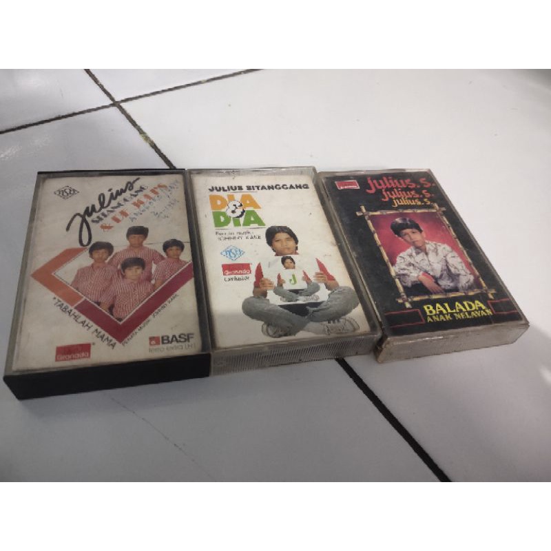 kaset pita julius sitanggang / 3 kaset