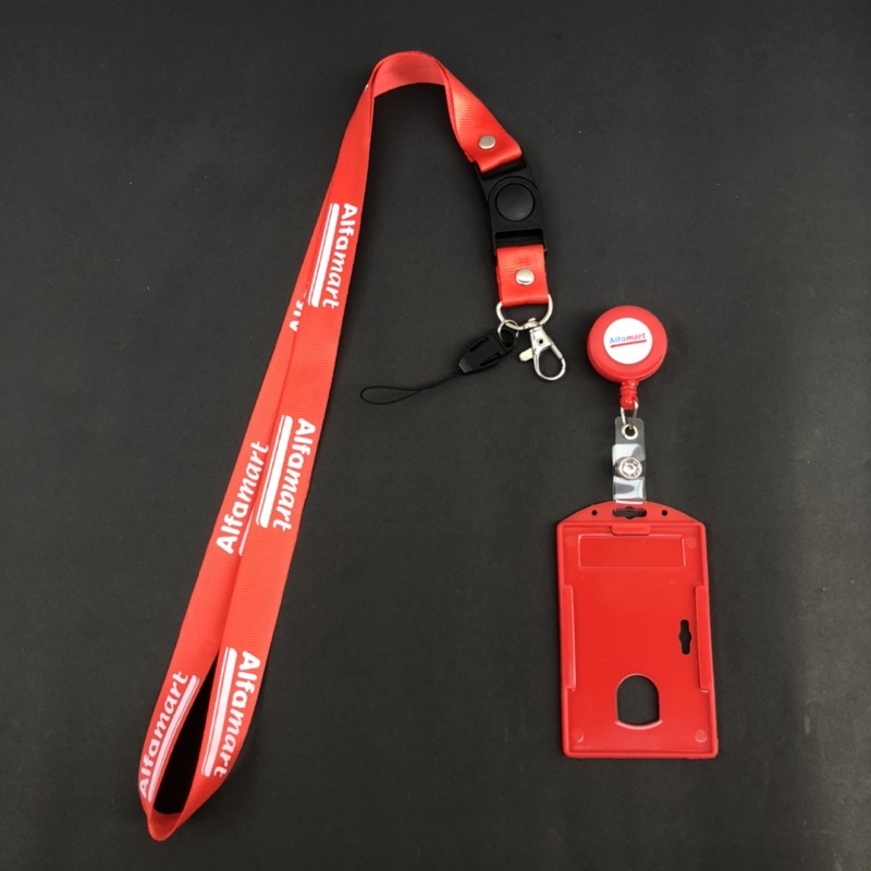 

Tali Id Card Alfamart Lanyard Lengkap Dengan Holder Dan Strapp Multifungsi Termurah