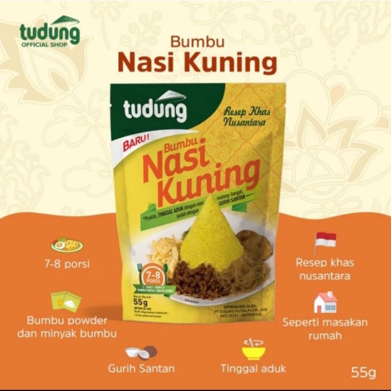 

Nasi Kuning 55 Gr / Nasi Uduk 55 Gr