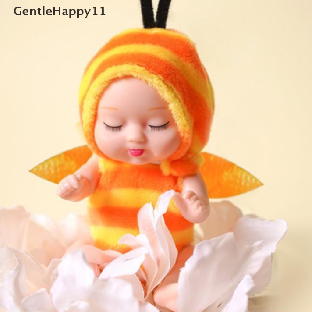 GentleHappy 11*5cm Baby Mini Stuffed Baby Sleeping Dolls For Girls Kids Toys Sleep Doll id