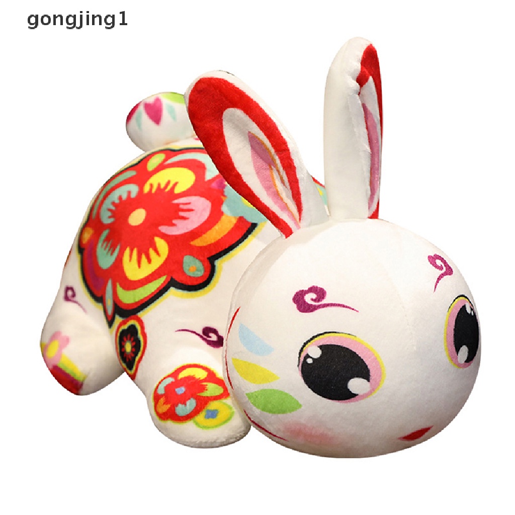 Ggg 2023tahun Baru Imlek Shio Kelinci Mainan Mewah Bunny Maskot Boneka Mewah Hadiah ID