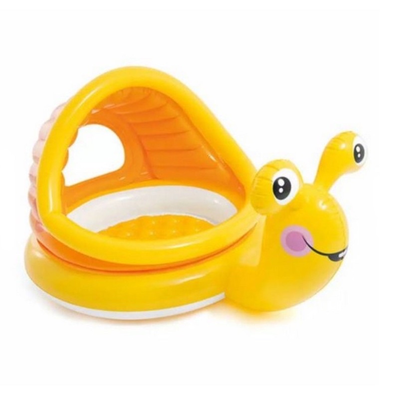 Intex 57124 Lazy Snail Shade Baby Pool Kolam Anak