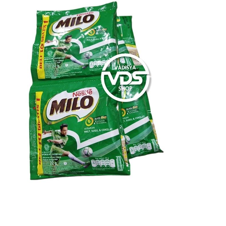 

YYY♠ Milo Activ-Go Susu Bubuk Sachet 11x22 gr Renceng TERBAIK