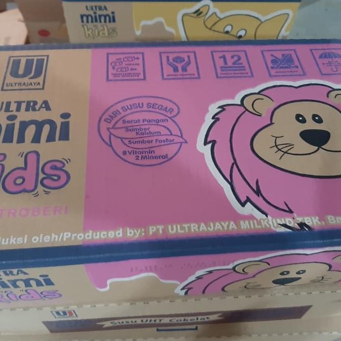 

Susu UHT Ultra mimi kids 125 ml | rasa strawbery | Isi 40 pcs TERLARIS TERPERCAYA ORIGINAL
