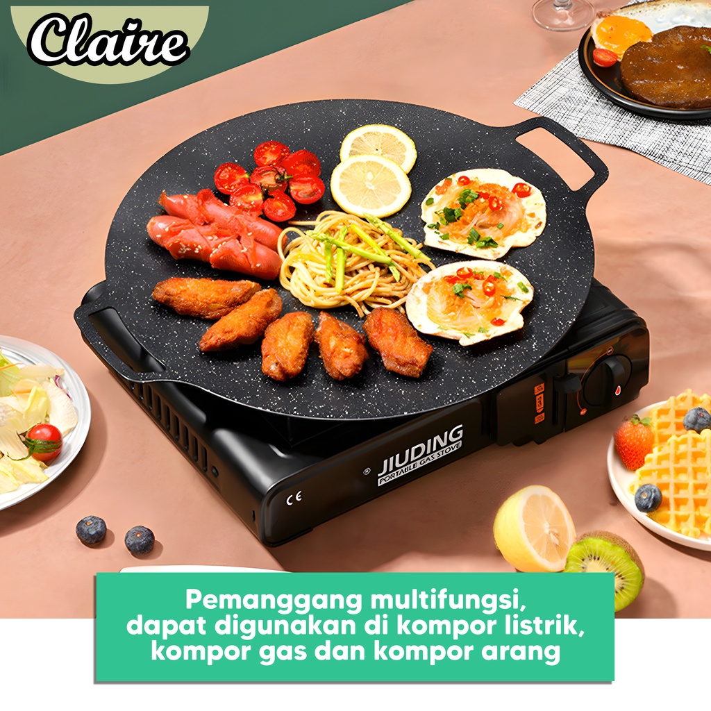 WAJAN DATAR / KUALI WAJAN KONDUKSI /  GRILL PAN / LOYANG DATAR UNTUK MASAK MARTABAK TELOR