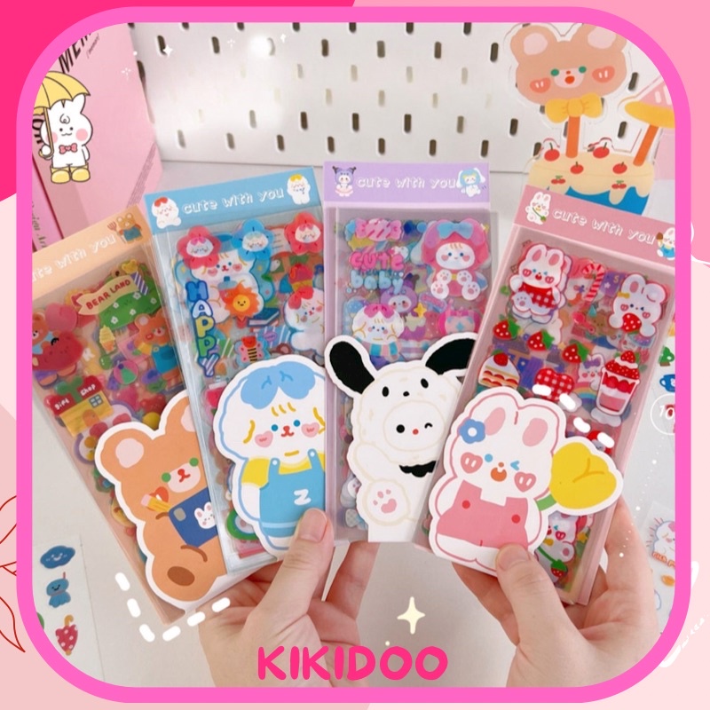 

Kikidoo Sticker Journal DIY Scrapbook Decor Korean Deco Sticker Photo Card RT64