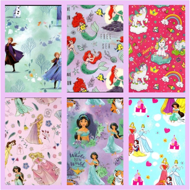 

KERTAS KADO SANSANWAWA SANWA MOTIF UNICORN PRINCES MERMAID JASMINE