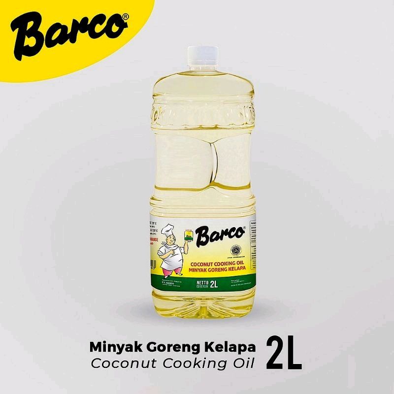 

BARCO Minyak Goreng Kelapa kemasan botol 2 Liter