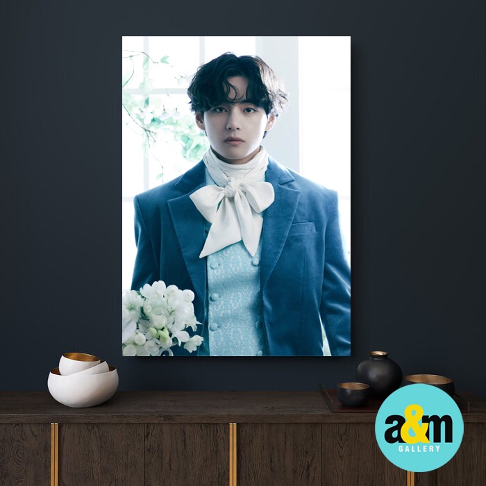 Poster Kayu KIM TAEHYUNG V BTS VEATIFUL DAYS Edition I Hiasan Dinding Dekorasi Kamar I Poster Kayu K-POP Dekorasi Kamar - A&amp;M