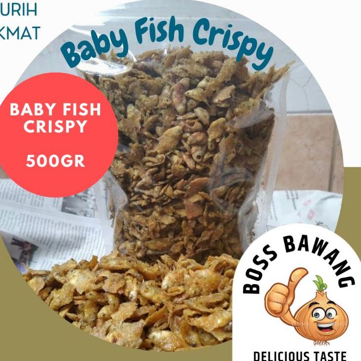 

[PRODUK VABCC] Baby Fish | Baby Fish Crispy 500gr | Baby Fish Ikan Nila Crispy VGG