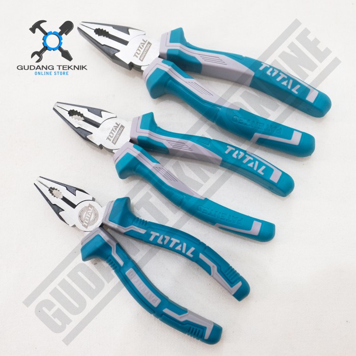 Tang kombinasi 16Cm - 20Cm 6 Inch 7 Inch 8 Inch TOTAL / Combination Pliers Tang Kombinasi 6&quot; THT210606 7&quot; THT210706 8&quot; THT210806 TOTAL