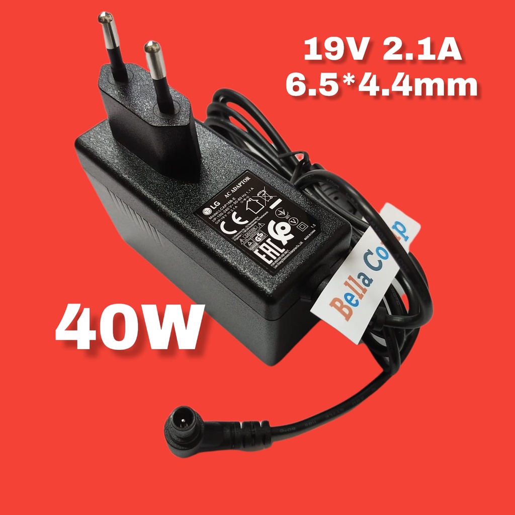 Adaptor Charger LED LCD Monitor LG 19V 2.1 Compatibble 19V 0.8A 1.3A 1.6A 1.7A Colokan langsung/CHARGER TV LG 22INCH 24'' 27'' 29'' 32'' 19V 2.1A 40W