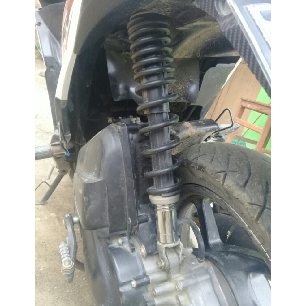 Peninggi shock belakang matic Tabung 6 cm bisa untuk semua motor Honda-Yamaha-susuki full besi padat motor all vario-all beat-scopy-pcx-spin-skydrive-mio-xeon-fino-Nmax-aerox dll