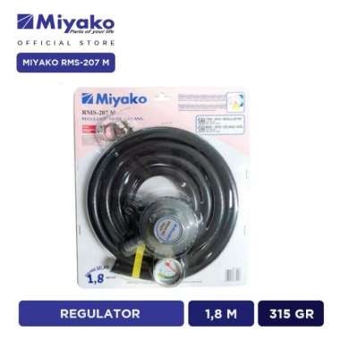 MIYAKO Regulator Gas Meter + Selang RMS 207 M Tekanan Rendah - Garansi 1 Tahun