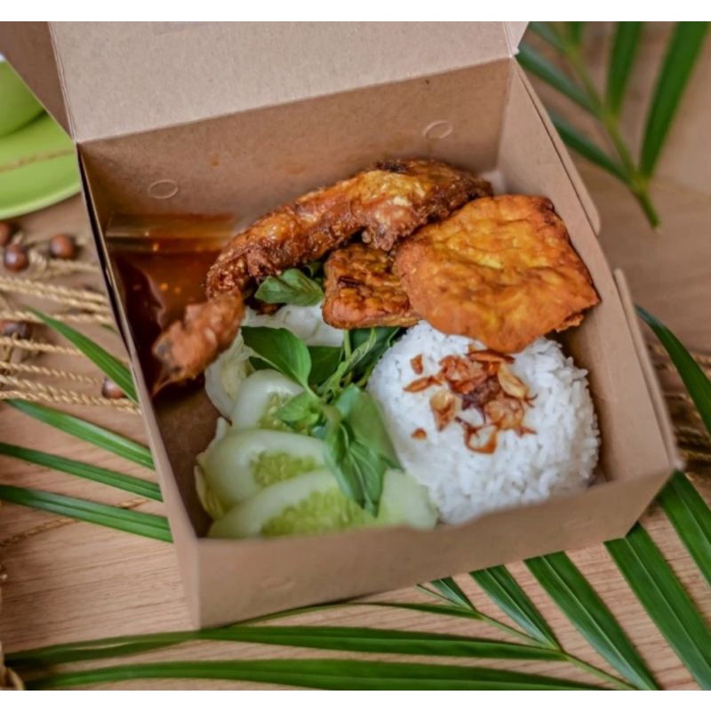 

Paket Nasi Kotak Ayam Goreng /Ayam Bakar