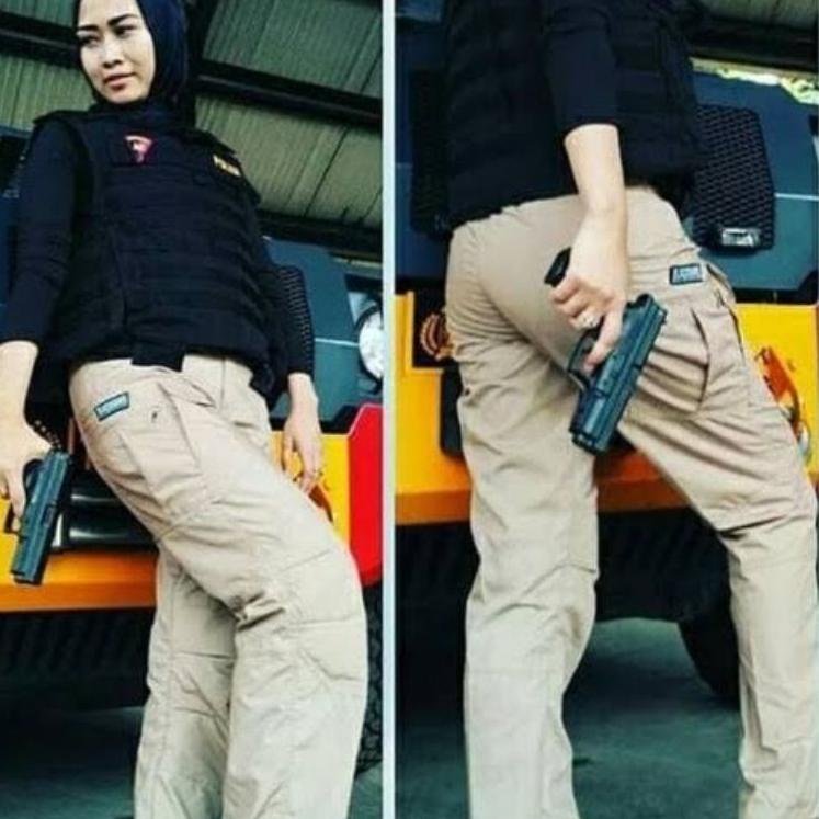 Tren Terbaru Celana PDL Cargo Lapangan- Celana Tactical Wanita-Cargo Pants Cewe
