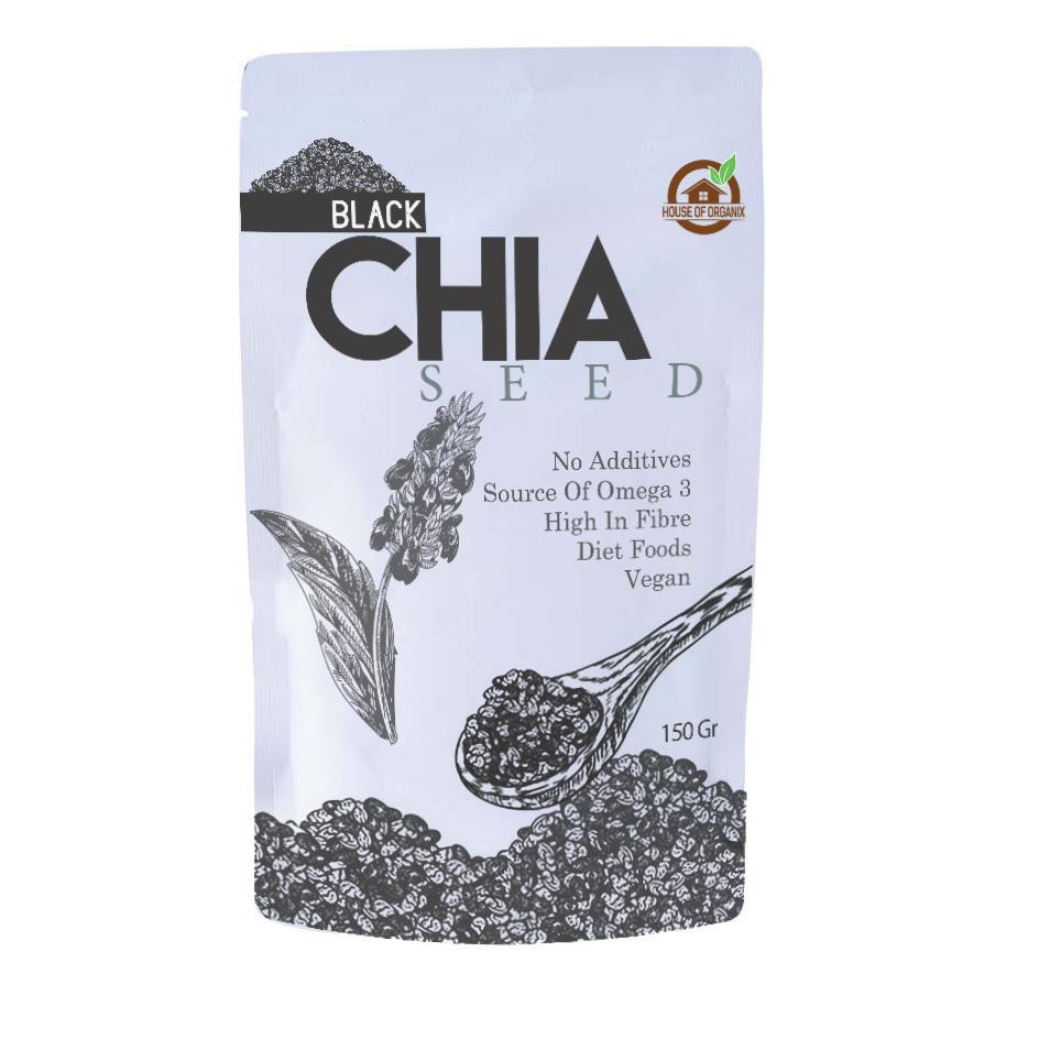 

(PROMO NPG50) ORGANIC BLACK CHIA SEEDS 1KG ✸