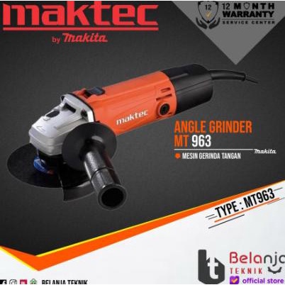 Mesin Gurinda Maktec MT 963 5 Inch 570 Watt Gurinda Maktec MT963 belanjate77 Juara