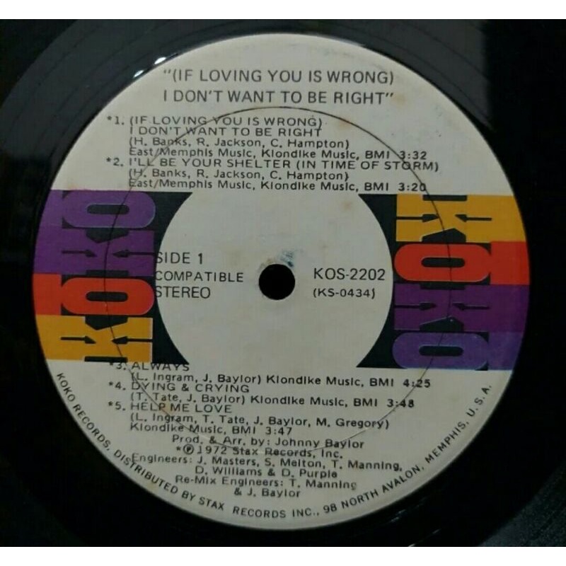 Vinyl Piringan Hitam 12&quot; I Don't Want To Be Right