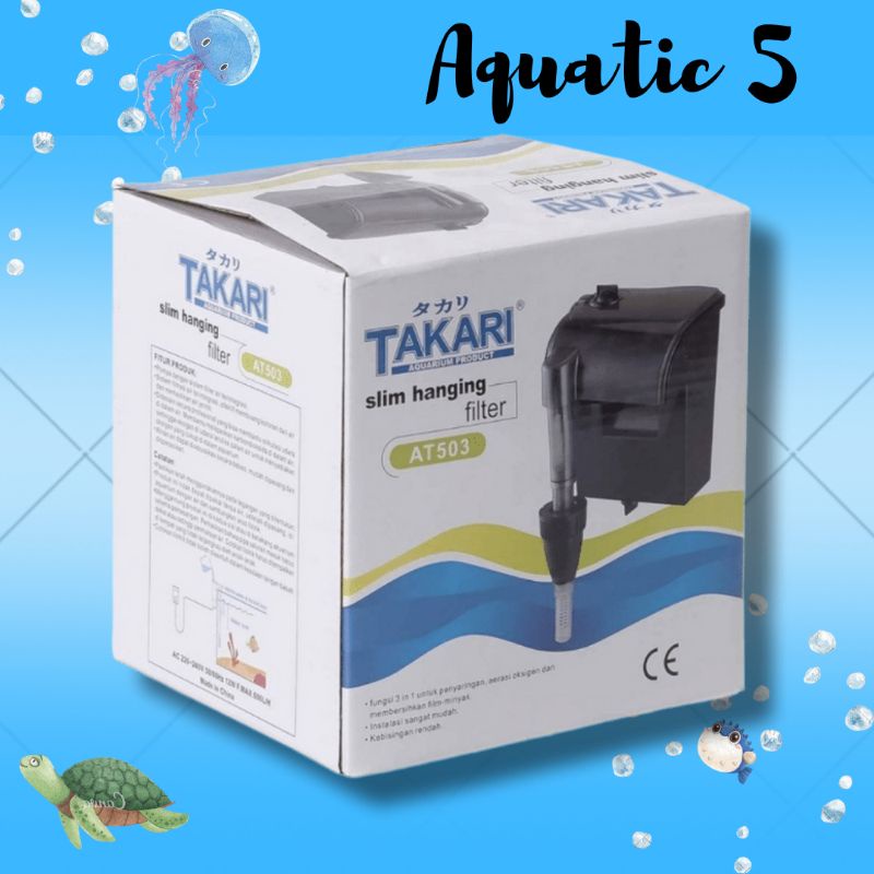 Promo Pompa Aquarium Slim Hanging Filter TAKARI AT 503