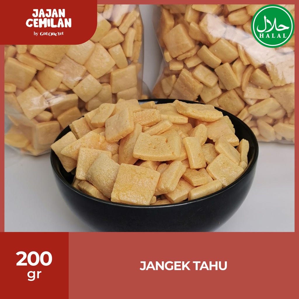 

[200 G] KERUPUK JANGEK TAHU KECIL / KERUPUK TAHU / KERUPUK KOTAK / SNACK CEMILAN