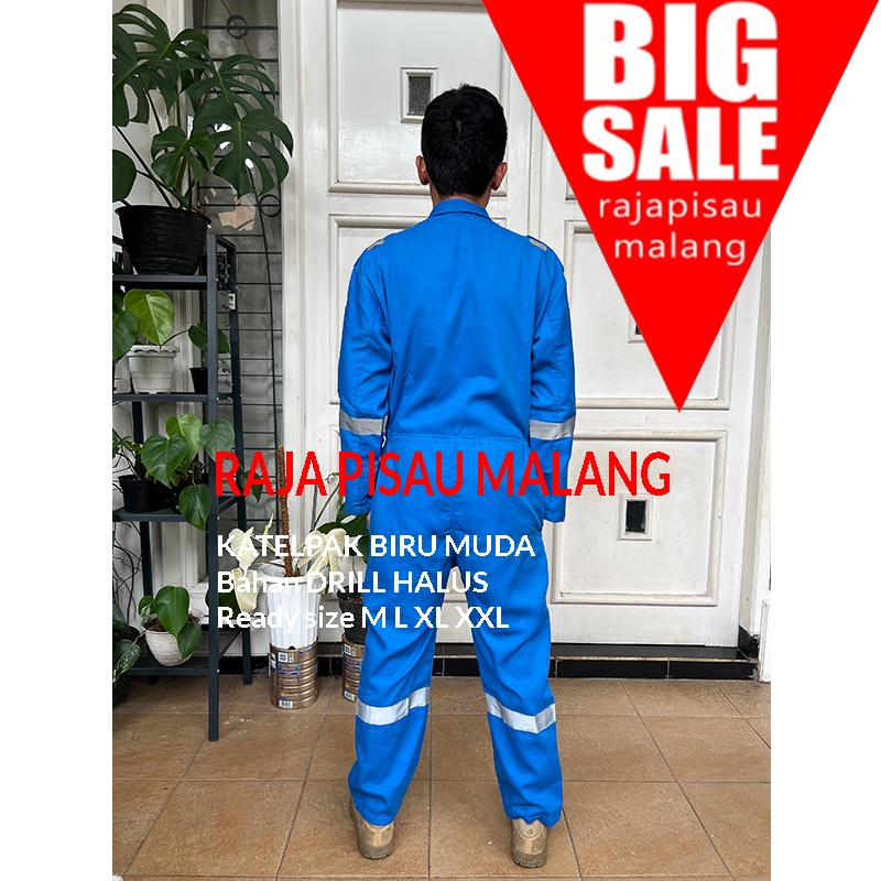 RPM Wearpack Safety Coverall katelpak terusan BIRU BENHUR