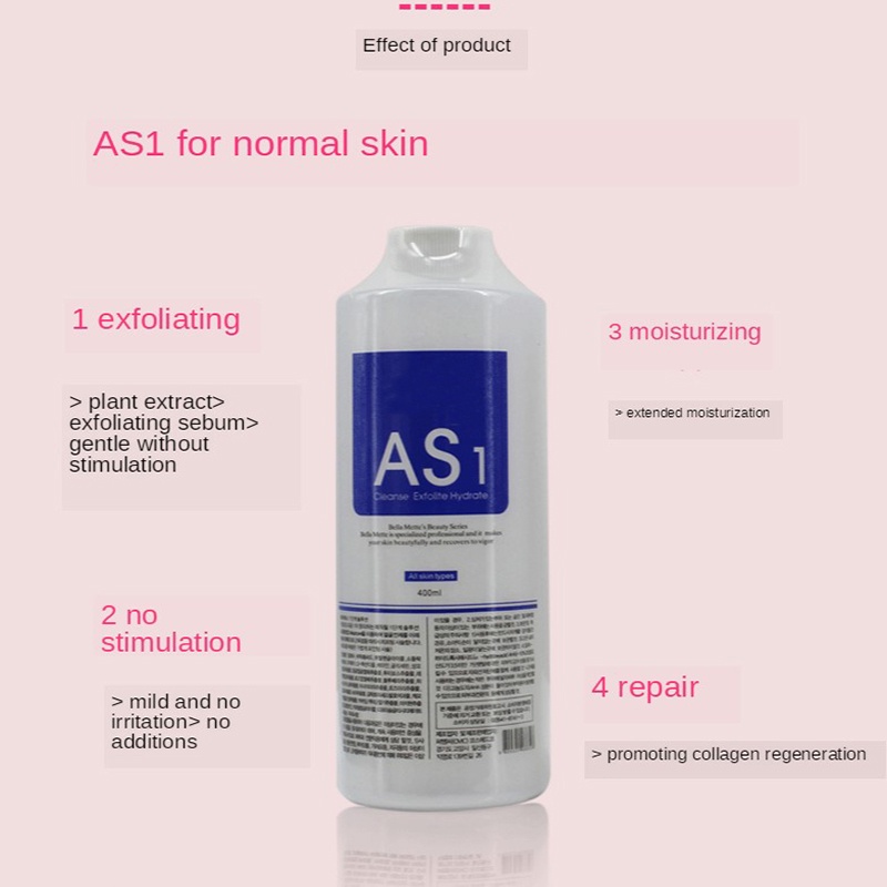 【AS1 AO3 SA2-400ml】Serum Hydra Facial Dan Oxygen Spray/Cairan Hydra Serum/Solusi Nutrisi Untuk Mesin Gelembung Oksigen Kecil