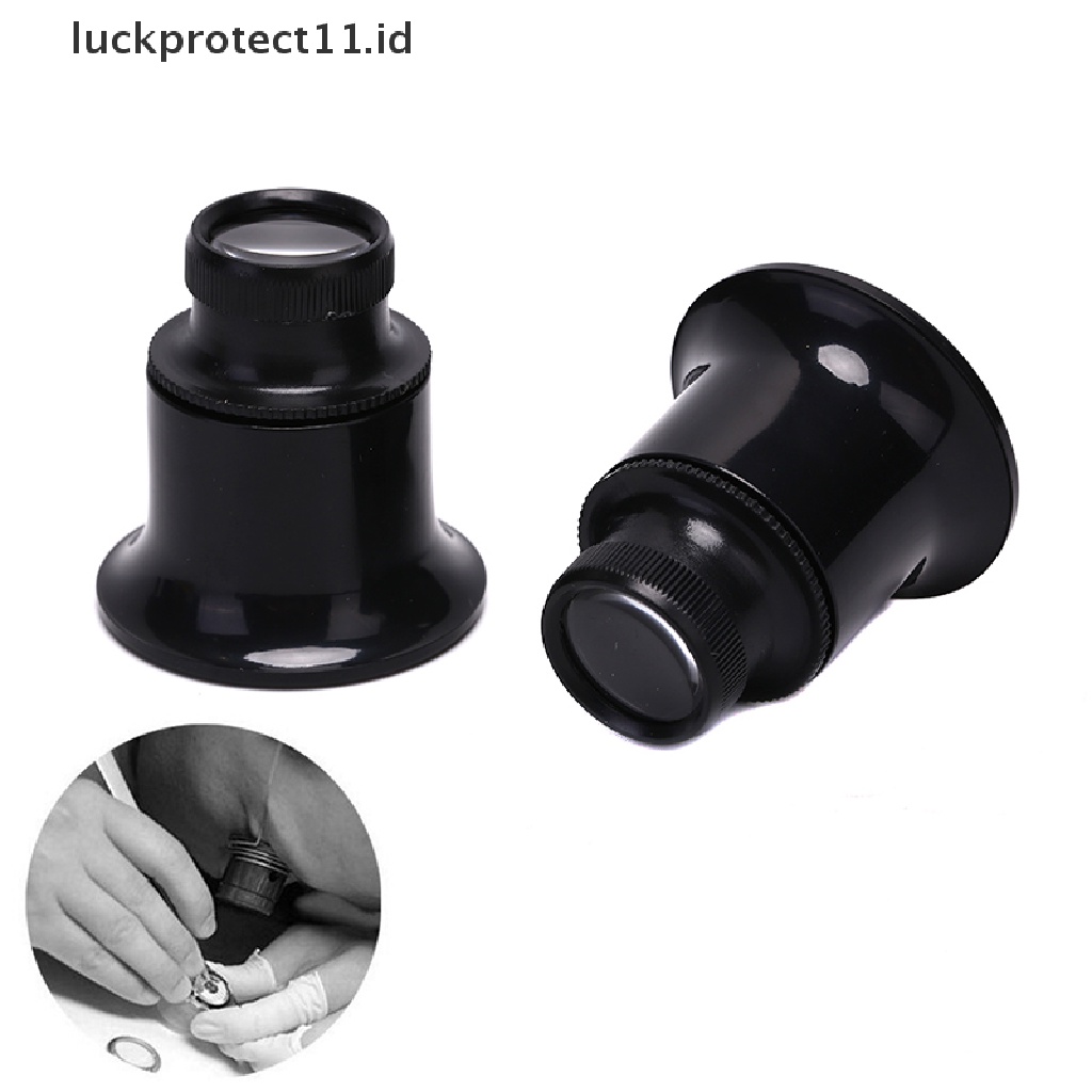 /Fashion Hot// Fashion// 20X Kaca Pembesar Mata Loupe Loop Optik Magnifier Perhiasan Alat Reparasi Jam Tangan.