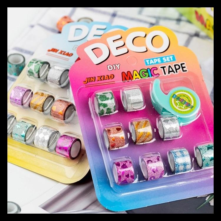 

WASHI TAPE SET PITA KERTAS JEPANG MURAH KADO SELOTIP KERTAS TERMURAH BARU