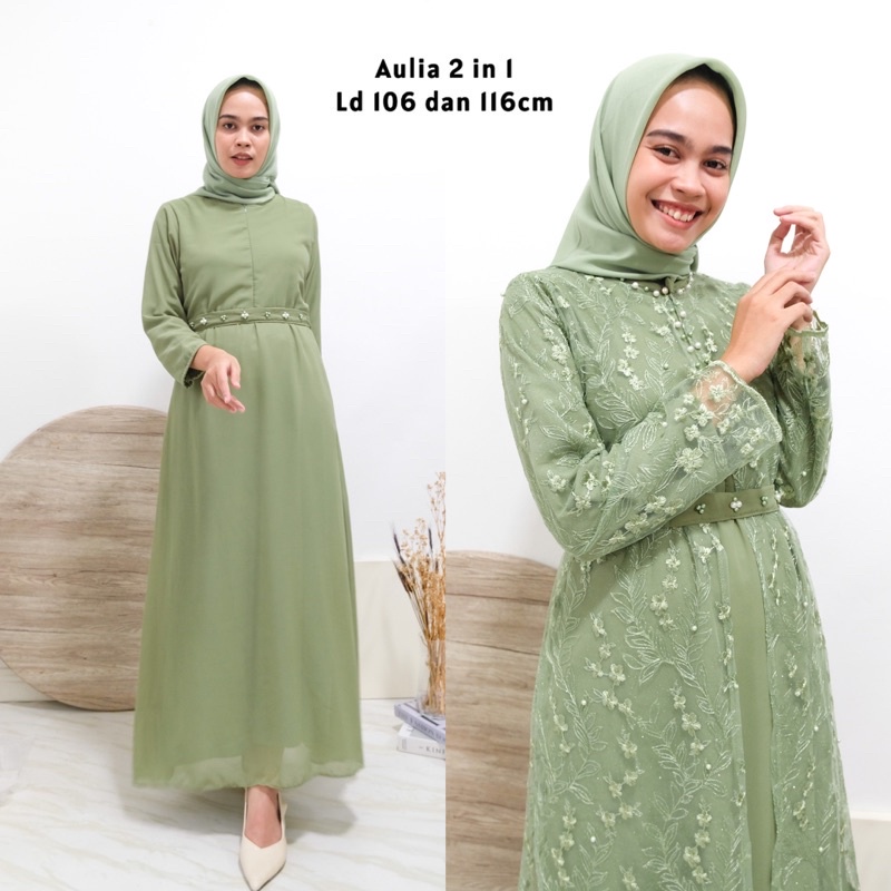 READY STOK!! ADA JUMBO JUWITA DRESS BROKAT BRUKAT KONDANGAN BAJU LAMARAN KEKINIAN | GAMIS JUWITA TREND FASHION MUSLIM