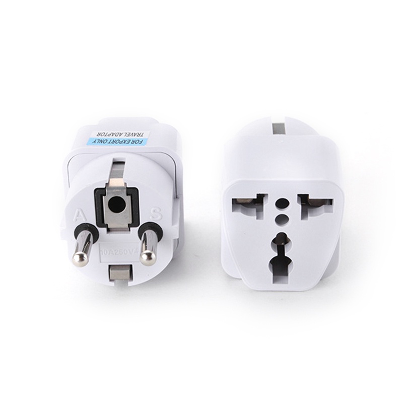 XIHANCAM Over Steker Travel Adaptor Converter Sambungan Batok Colokan Listrik Kaki 3 Ke Kaki 2 Adaptor Steker Adaptor Colokan Universal