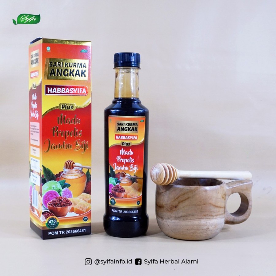

sari kurma angkak plus madu dan jambu biji syifa