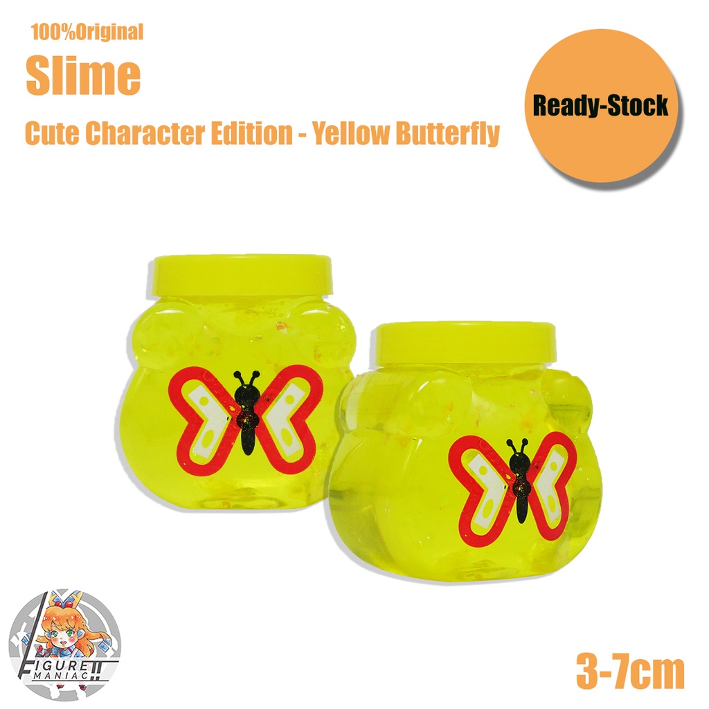 Mainan Anak - Slime Butterfly Mini Cute Edition Import Premium Slime Lucu Cute Slime Aman Crystal Mud Galaxy Mud