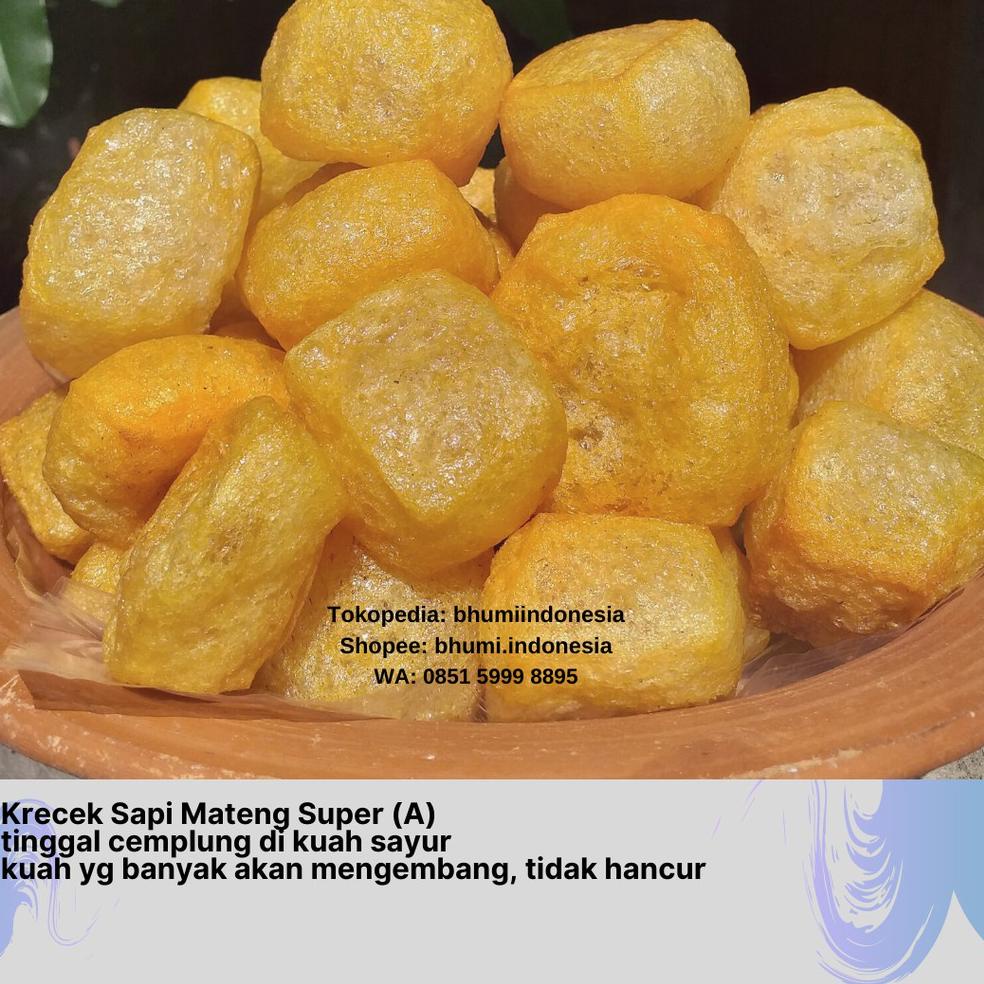 

(S>9R♫♪) Krecek Kulit Sapi Super / Kerecek Sayur Matang tinggal cemplung/ Krecek Premium